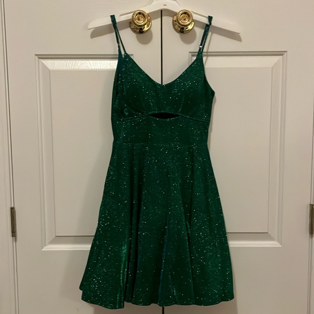 green dress - from dillards